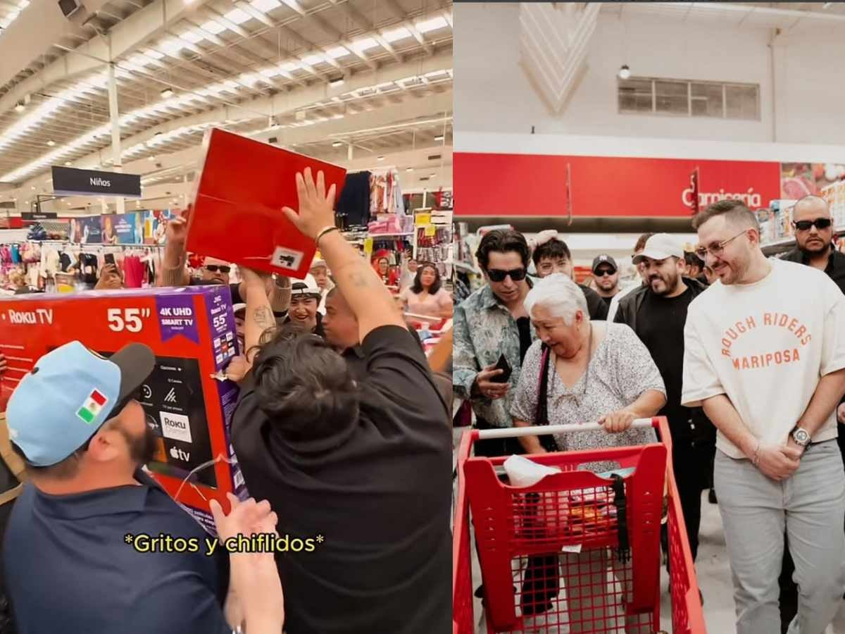 ¡Llegó Santa Claus! Grupo Frontera regala despensas y electrodomésticos por Navidad a personas de Querétaro