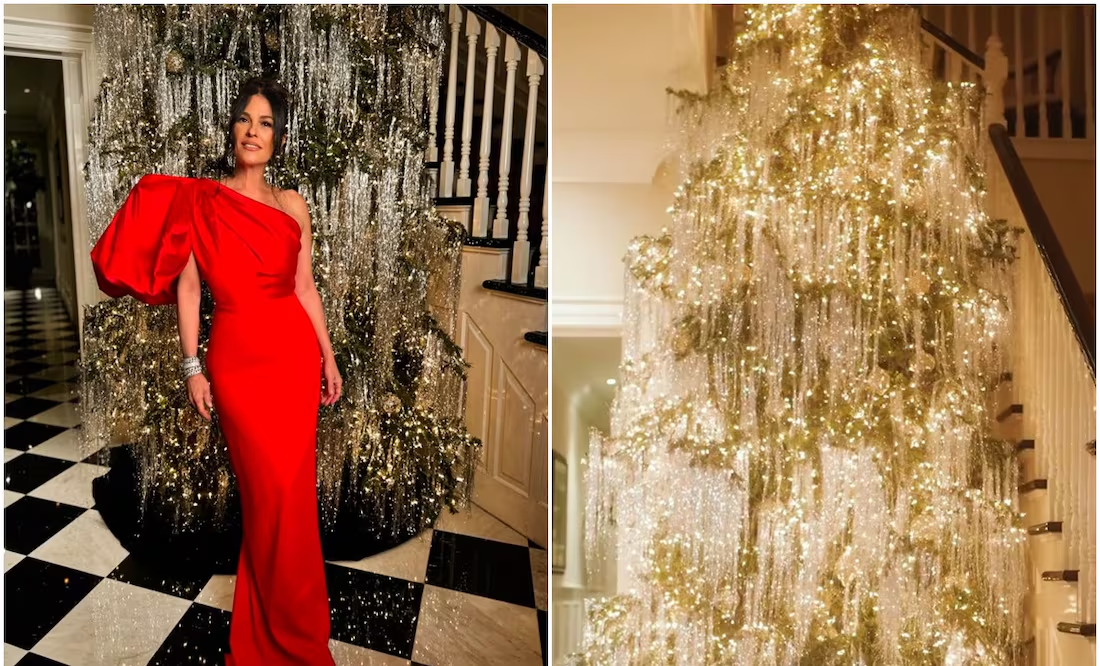 ¿Qué es un “Tinsel Tree”?; el árbol de Navidad de Martha Debayle que desató polémica en redes