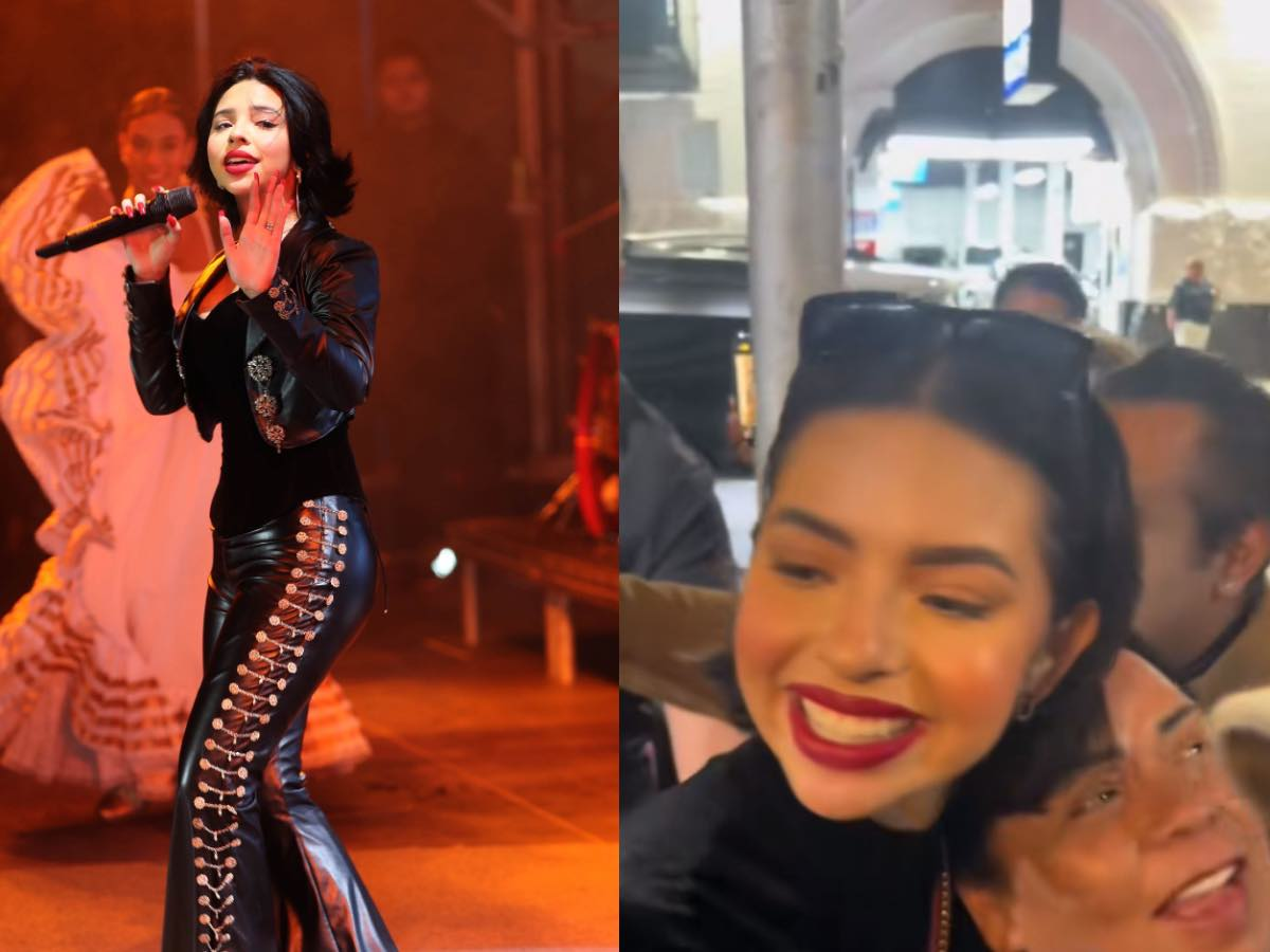 Exhiben a Ángela Aguilar por momento incomodo con una fan