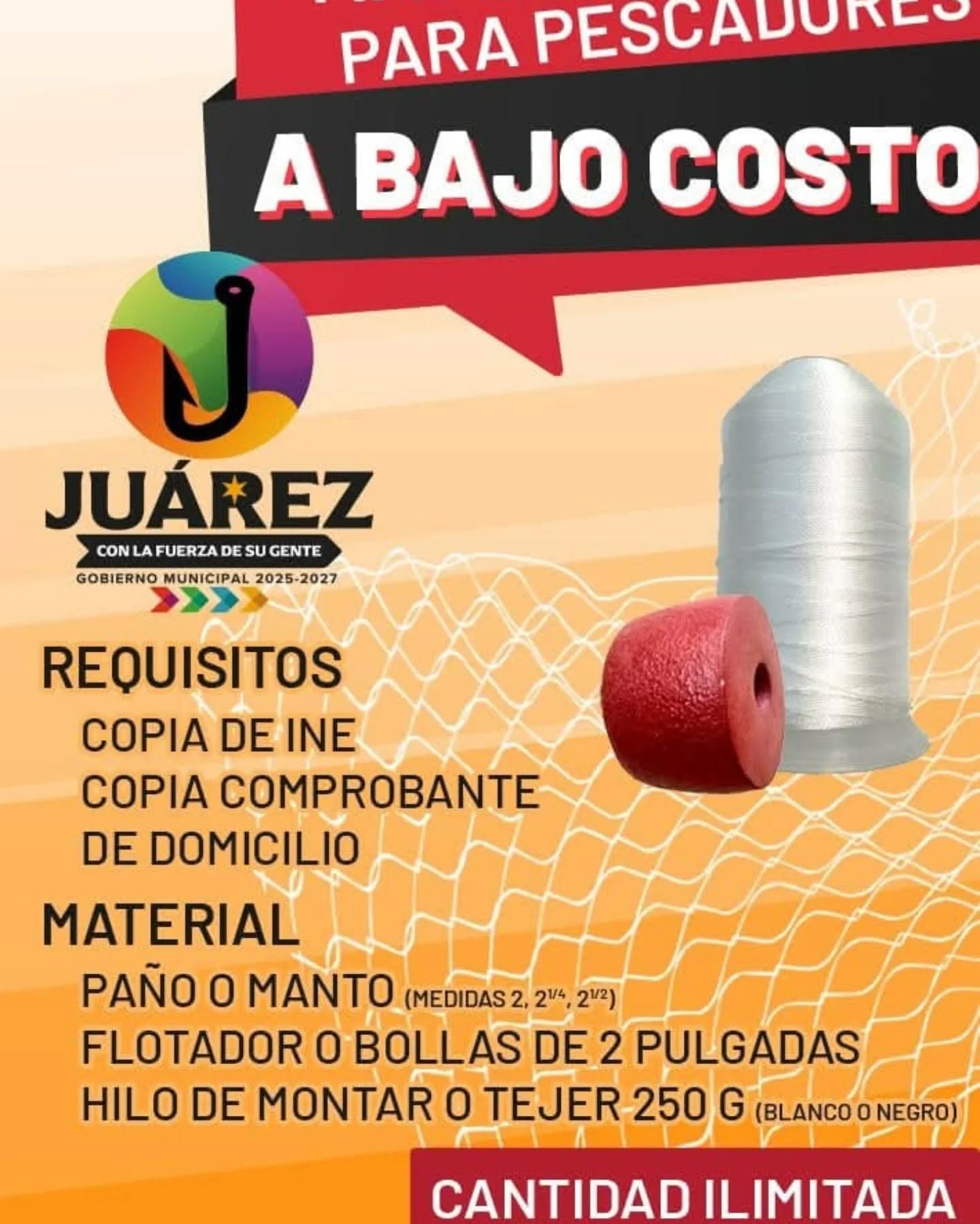 Implementan en Juárez beneficio para pescadores