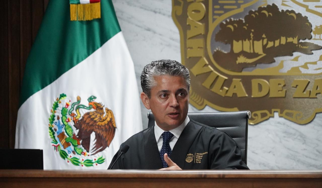Rinde hoy Mery informe del PJ