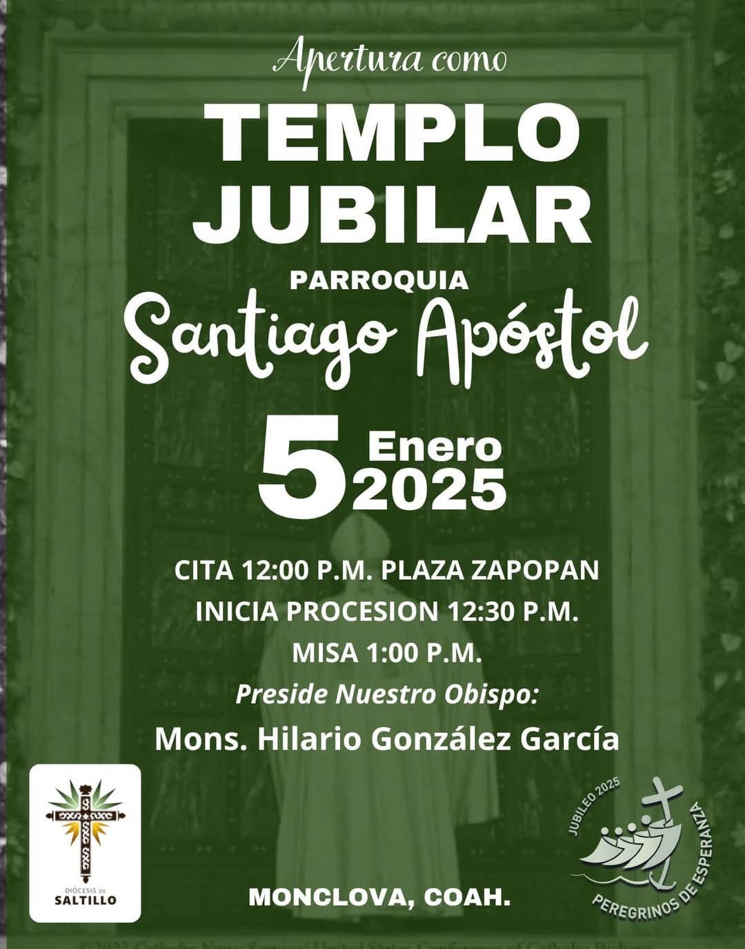 Se abren hoy templos jubilares en parroquias