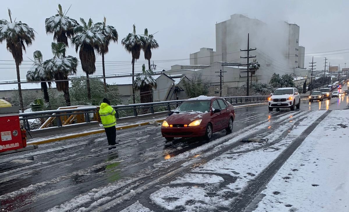 Prevén nevada este martes en Monclova