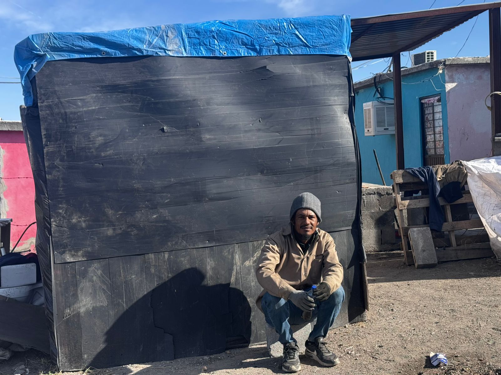 Sufren clima gélido en Estación Fierro