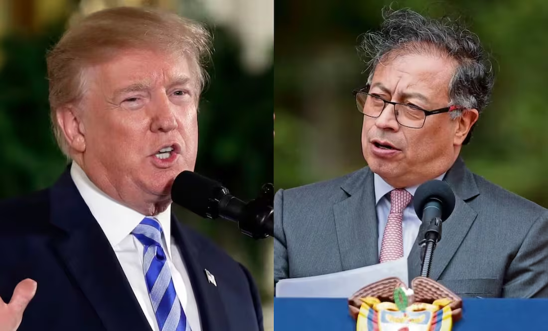 Petro responde a Trump y anuncia aranceles a EU; “su bloqueo no me asusta”, afirma mandatario
