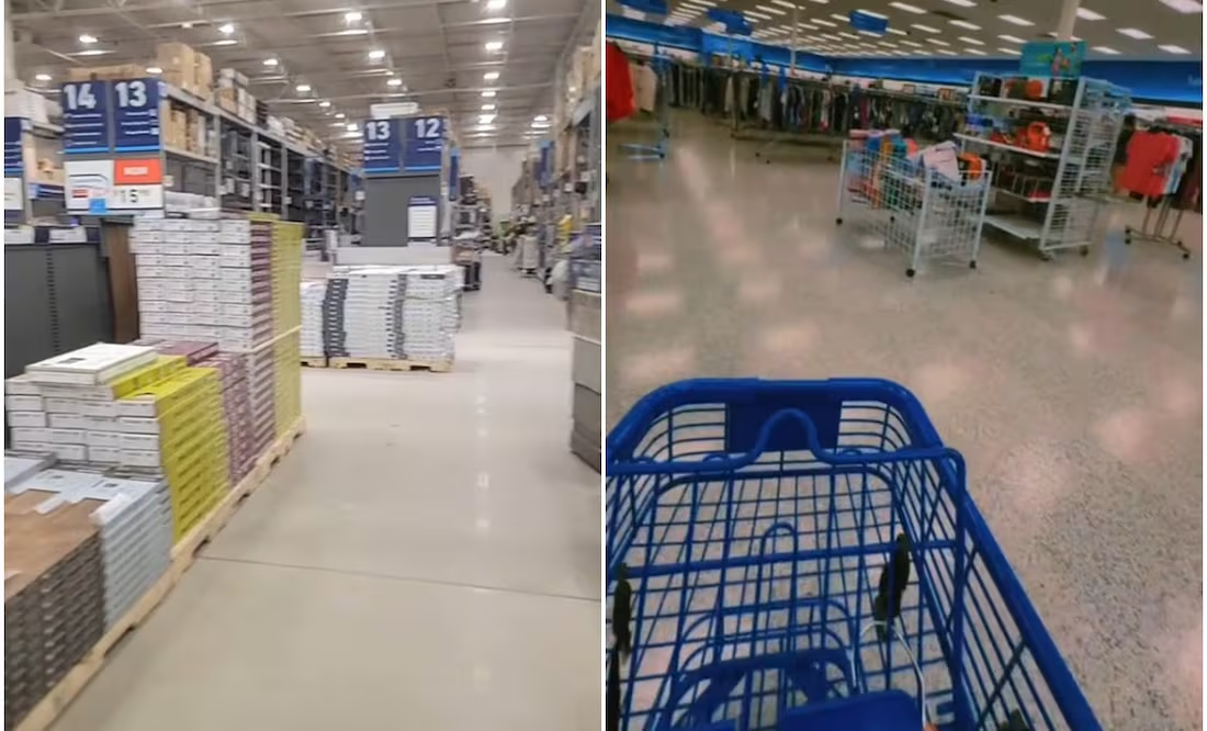 Muestran tiendas vacías en EU tras deportaciones masivas de migrantes; video se viraliza en TikTok
