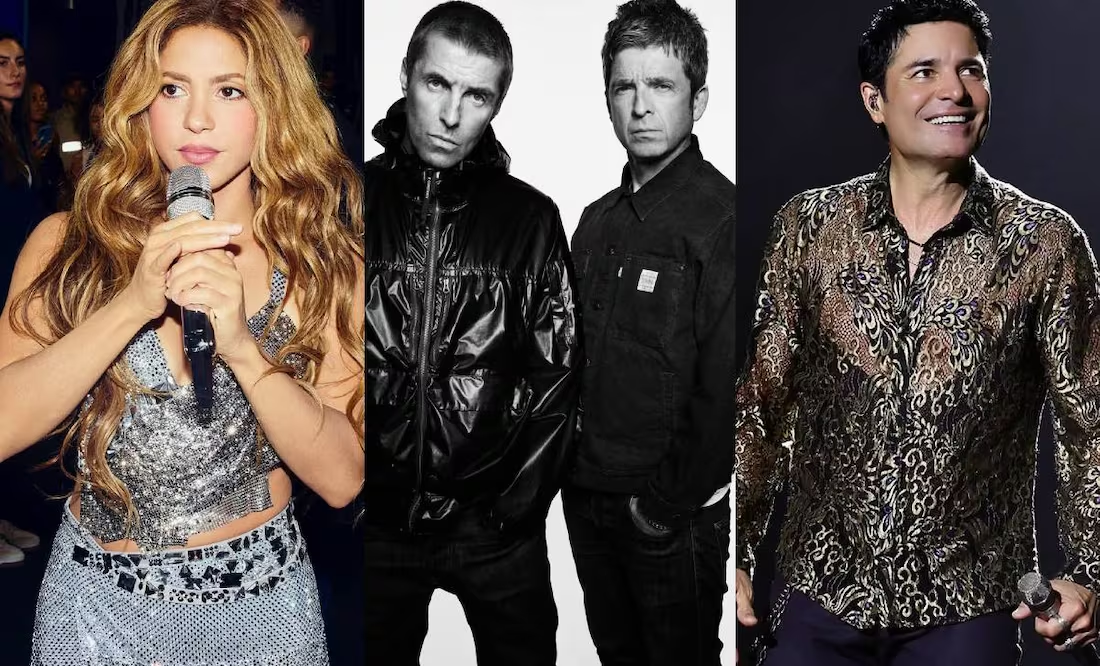 Lo que viene este 2025: Oasis, Linkin Park, Sting, Shakira…