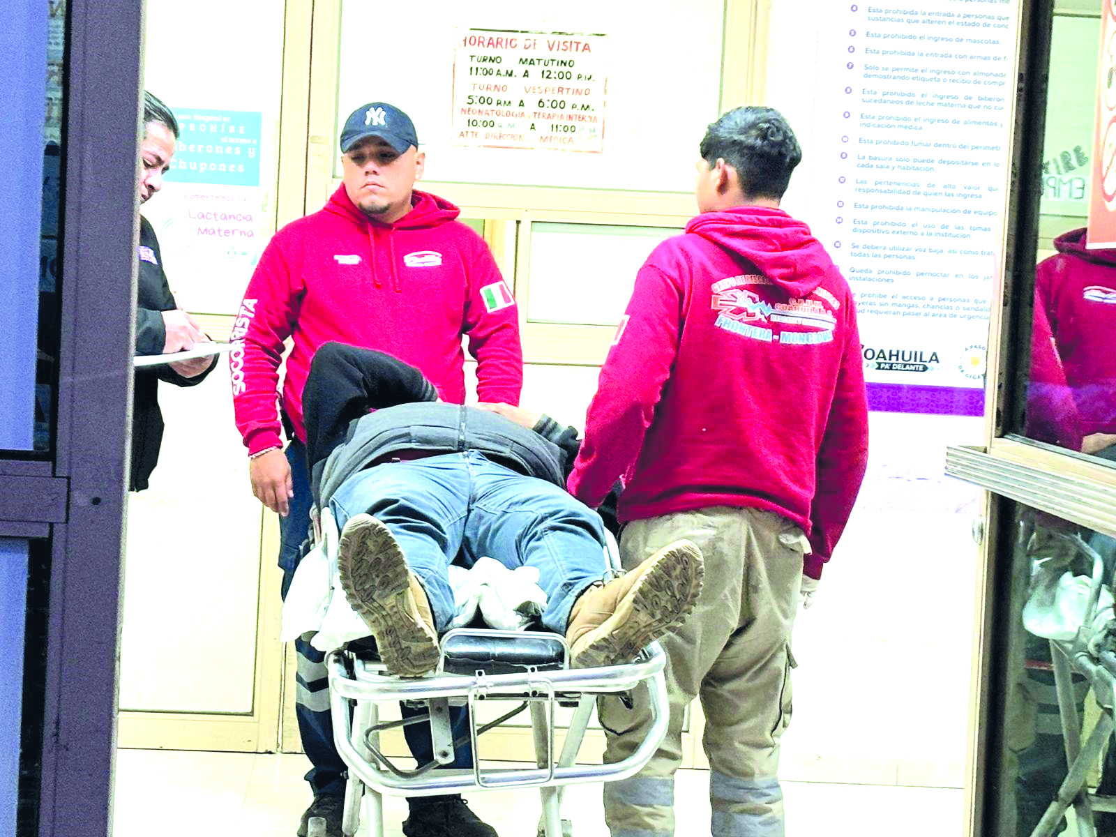 Manda al hospital a chofer de aplicación
