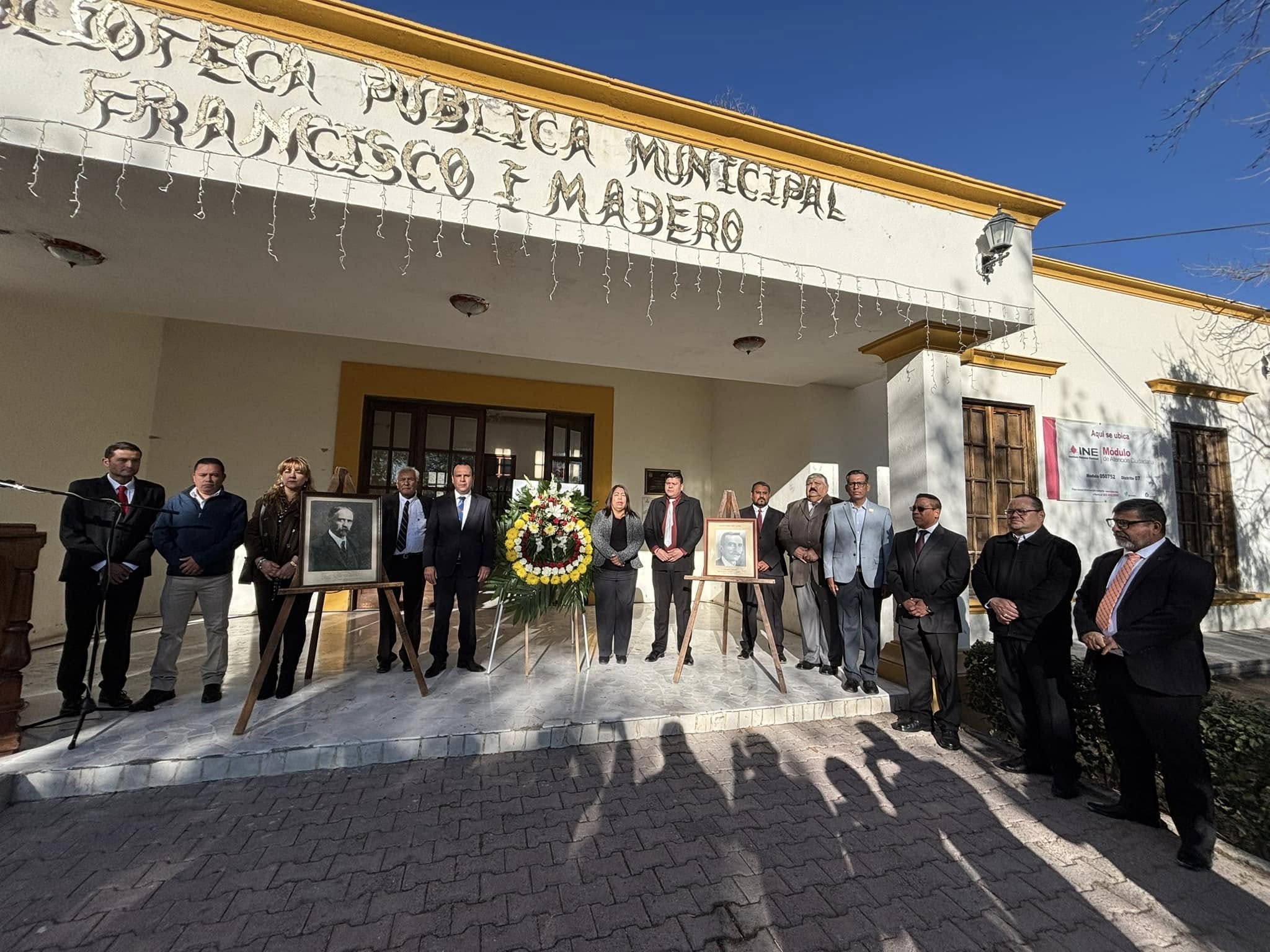Conmemoran aniversario luctuoso de Fco I Madero