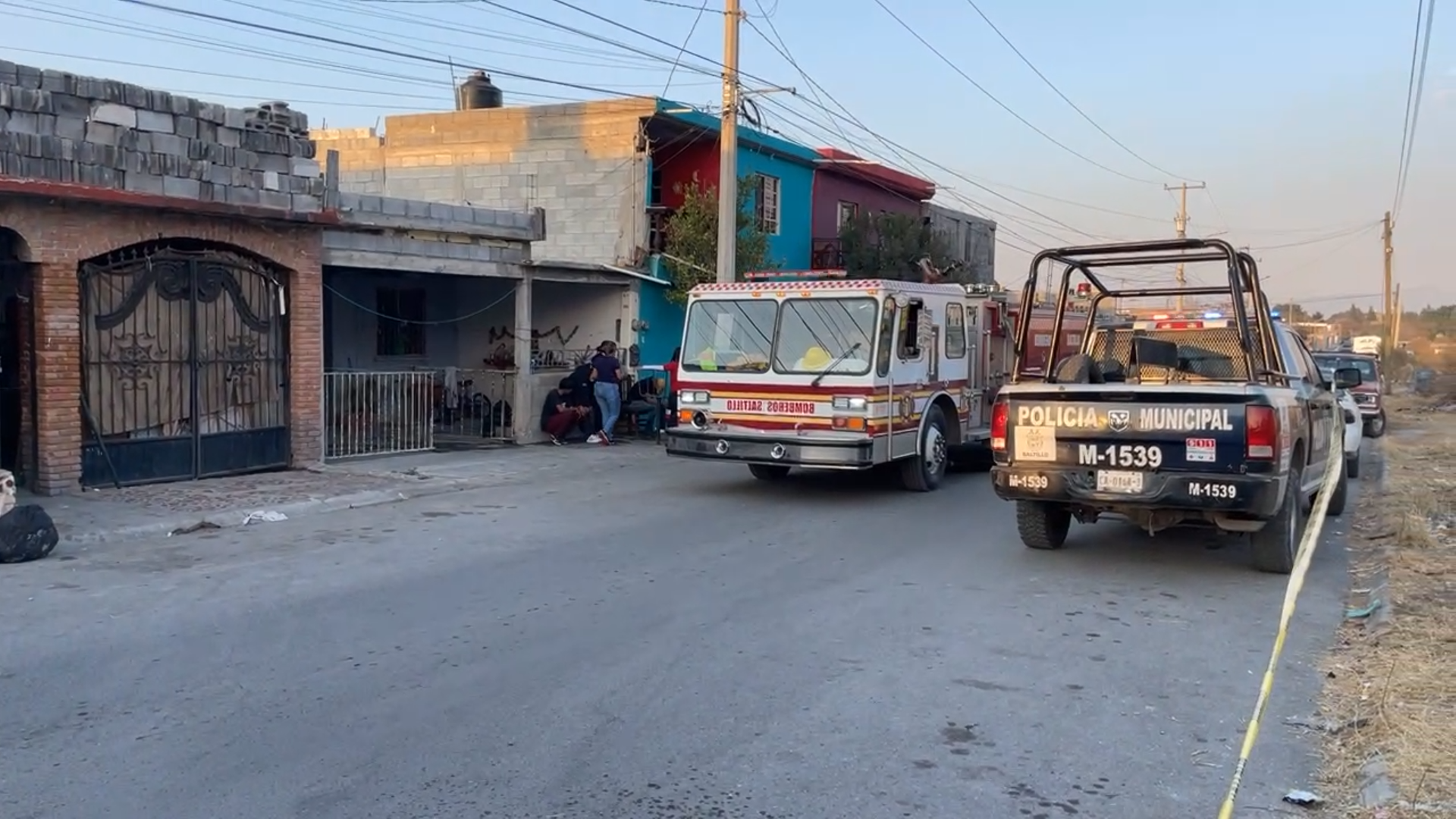 No pudo salvar del  fuego a su padre