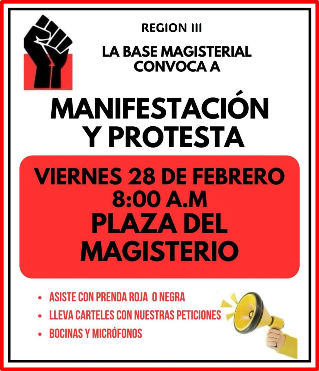 Convocan maestros a protesta por reforma