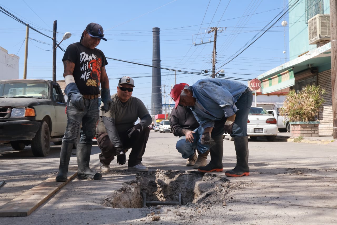 Trabajan en obras de saneamiento en SJS