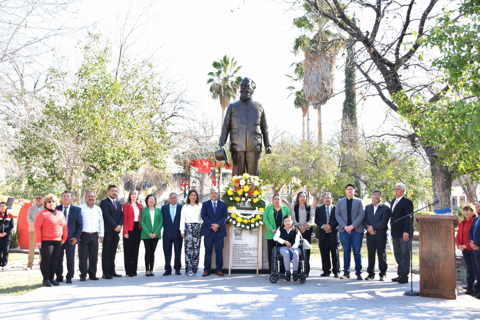 Conmemoran en Cuatro Ciénegas Aniversario de la Promulgación de la Constitución Mexicana