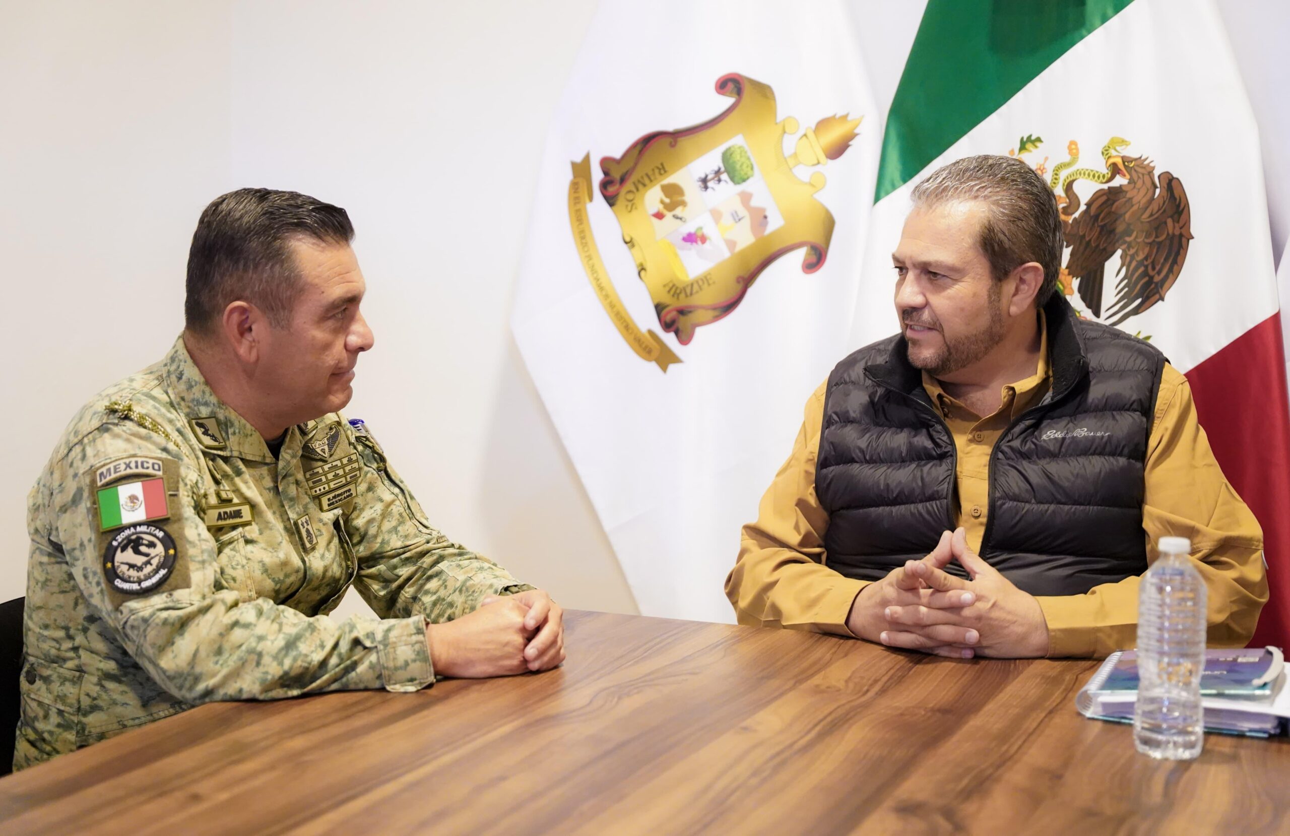 Reconocimiento y cooperación hacia el Ejército Mexicano: Tomás Gutiérrez