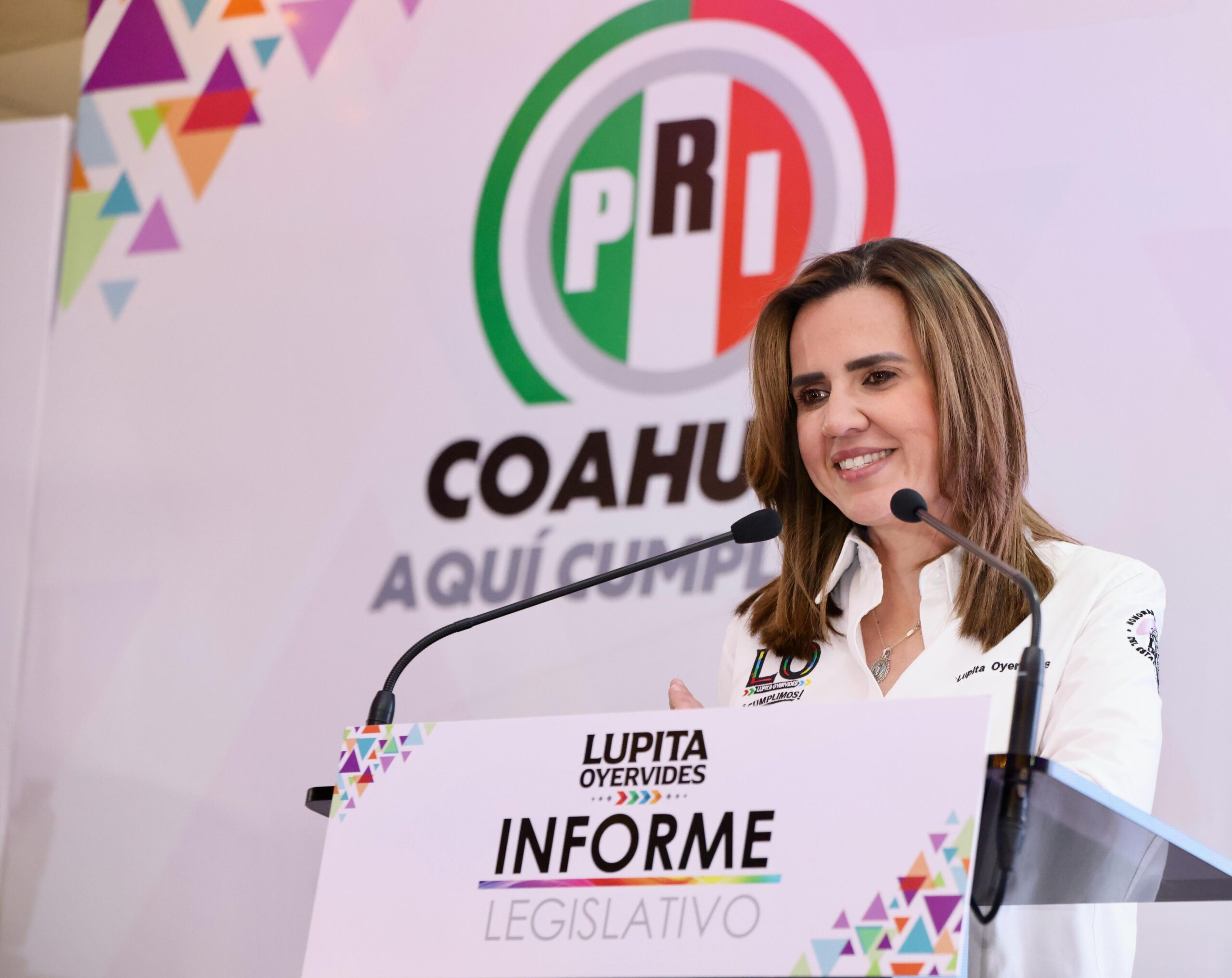 Presenta Lupita Oyervides Primer Informe Legislativo