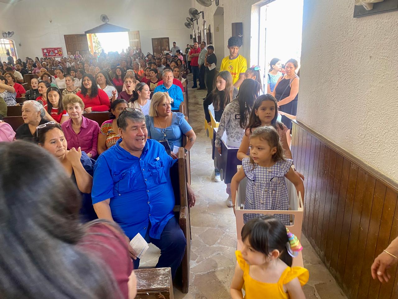 Son niños protagonistas en San Antonio de Padua