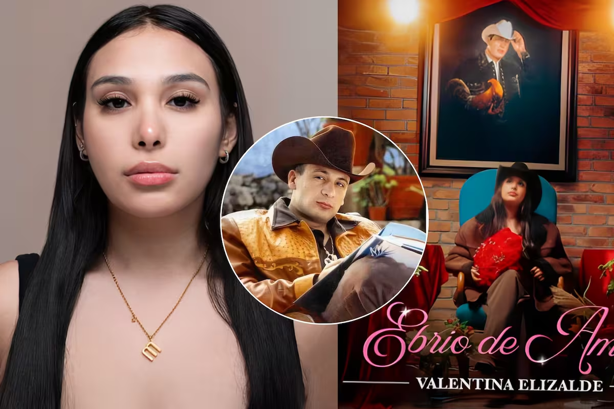 Valentina Elizalde presenta su propia versión de “Ebrio de amor”, el éxito musical de su fallecido padre
