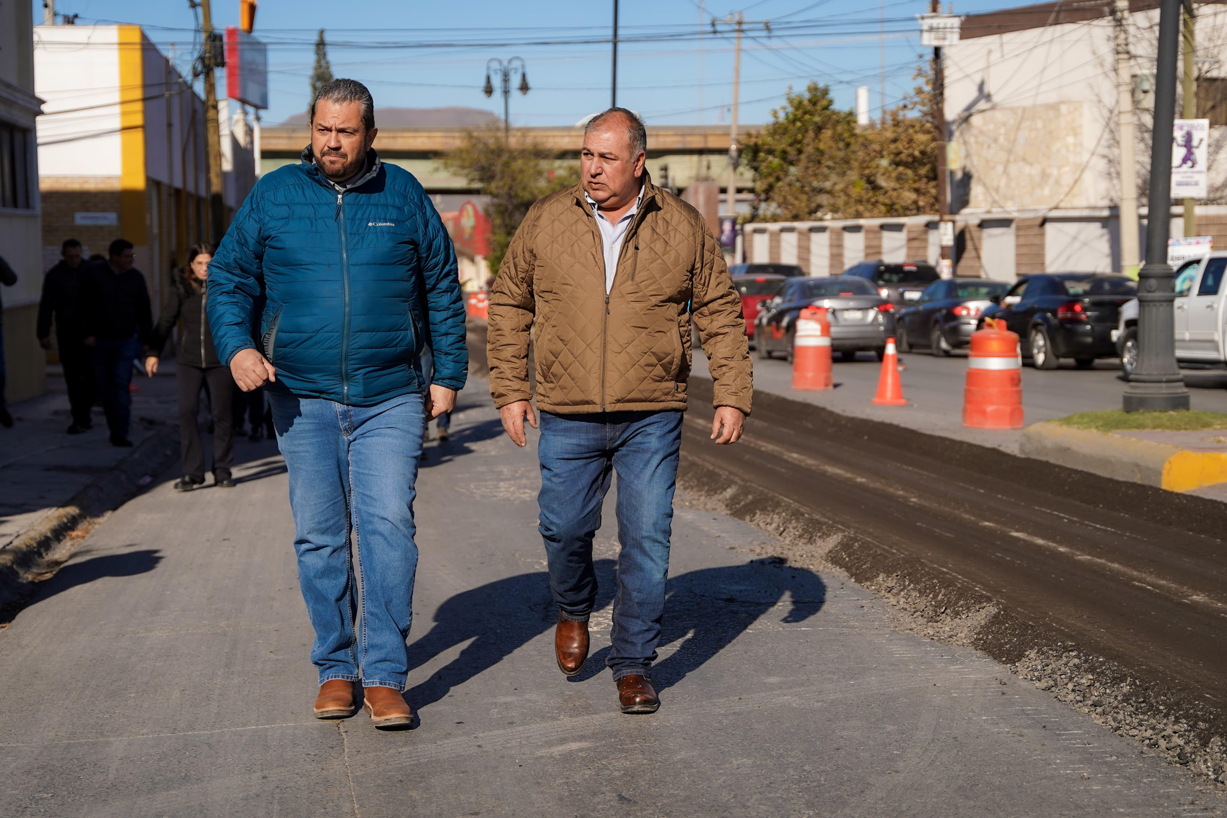 Avanzan en el embellecimiento de las calles de Ramos Arizpe