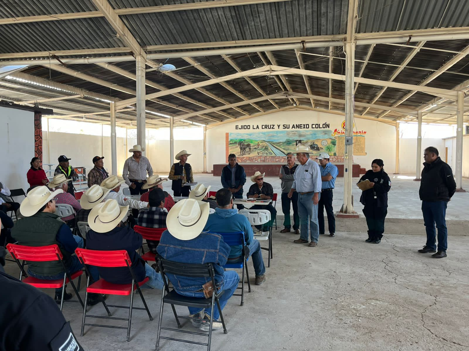 Celebra el Ejido La Cruz Asamblea Ordinaria y Presentación de Candidatas a Reina