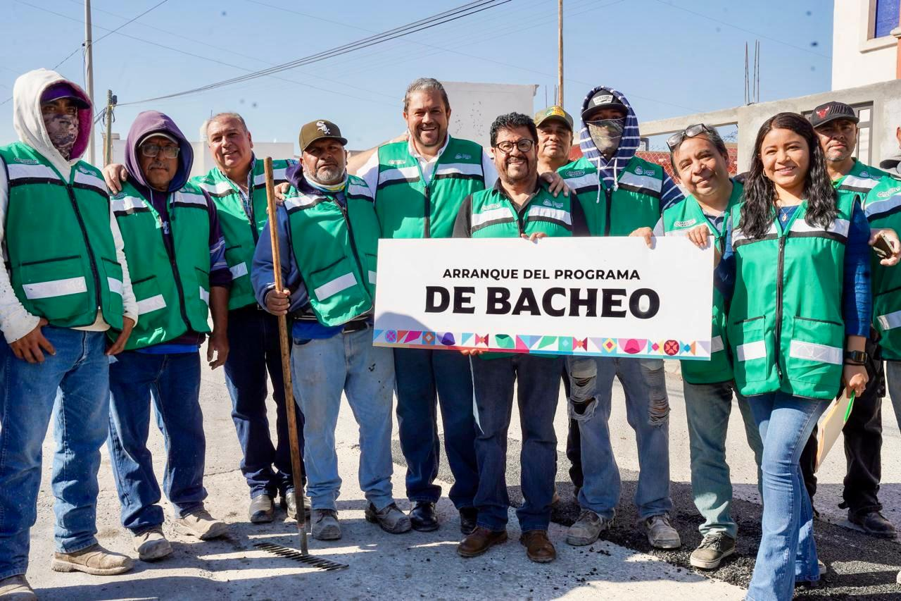 Arranca Tomás Gutiérrez programa de bacheo 2025