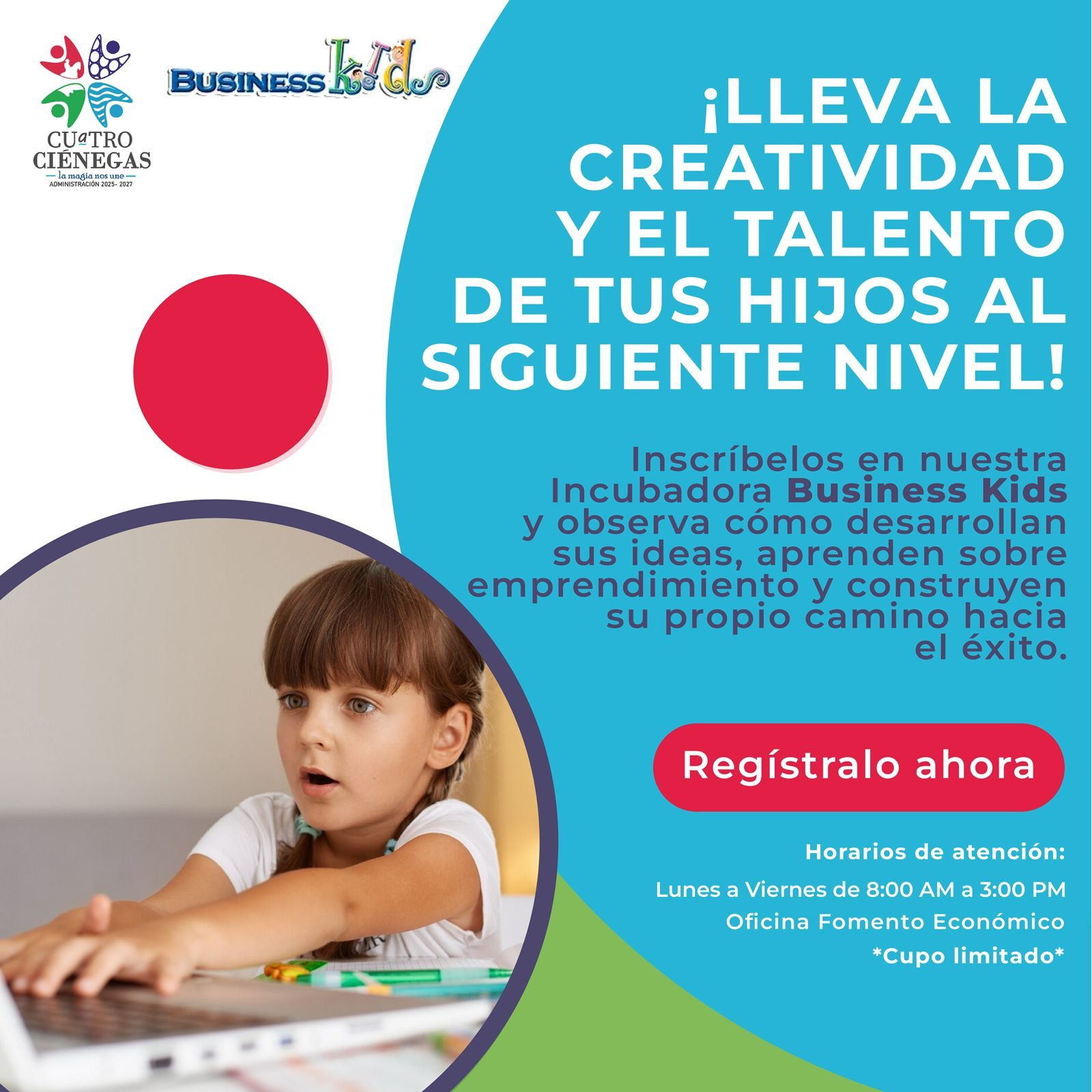 Anuncian incubadora de negocios para niños y adolescentes de Cuatro Ciénegas