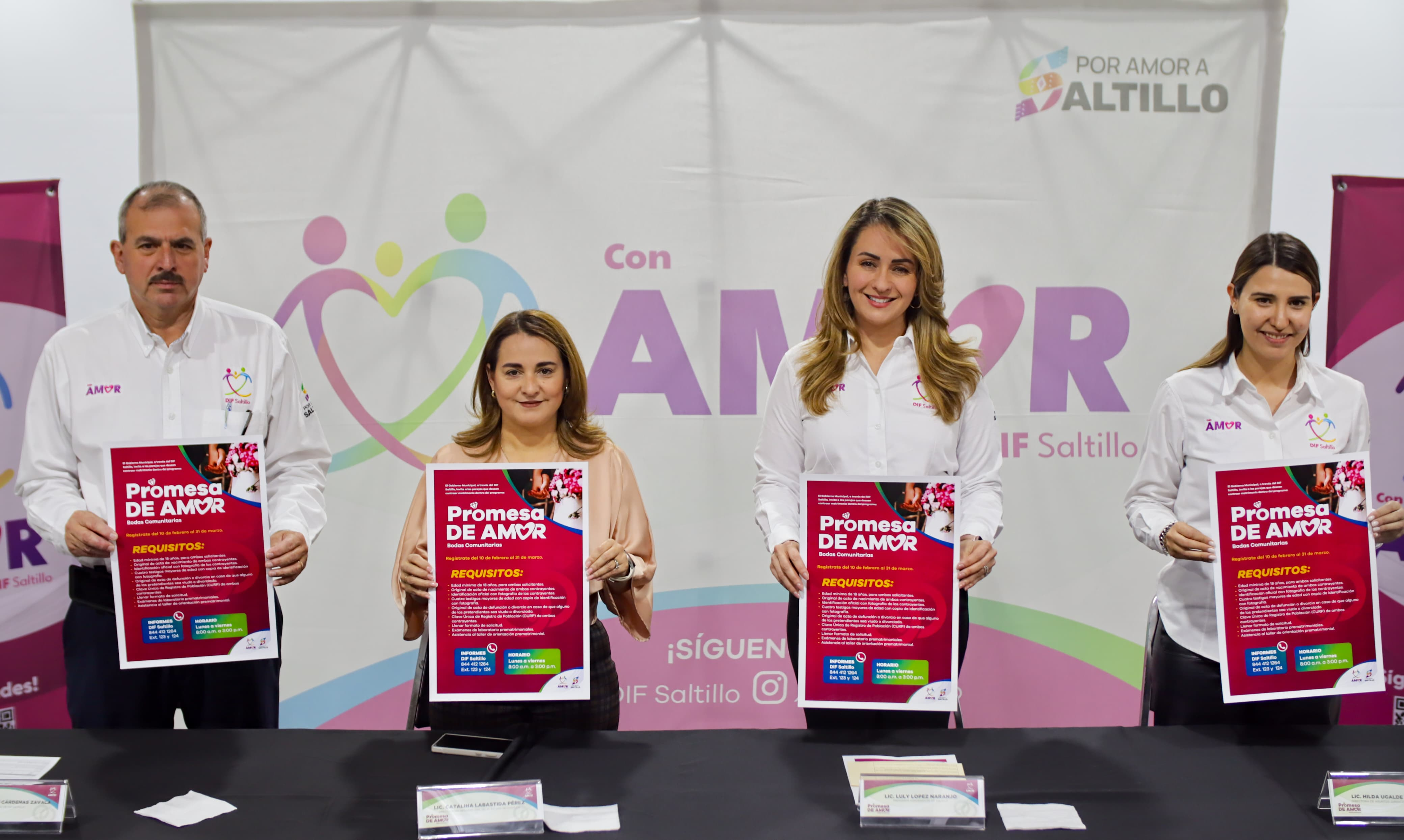 Abre DIF Saltillo inscripciones para Bodas Comunitarias