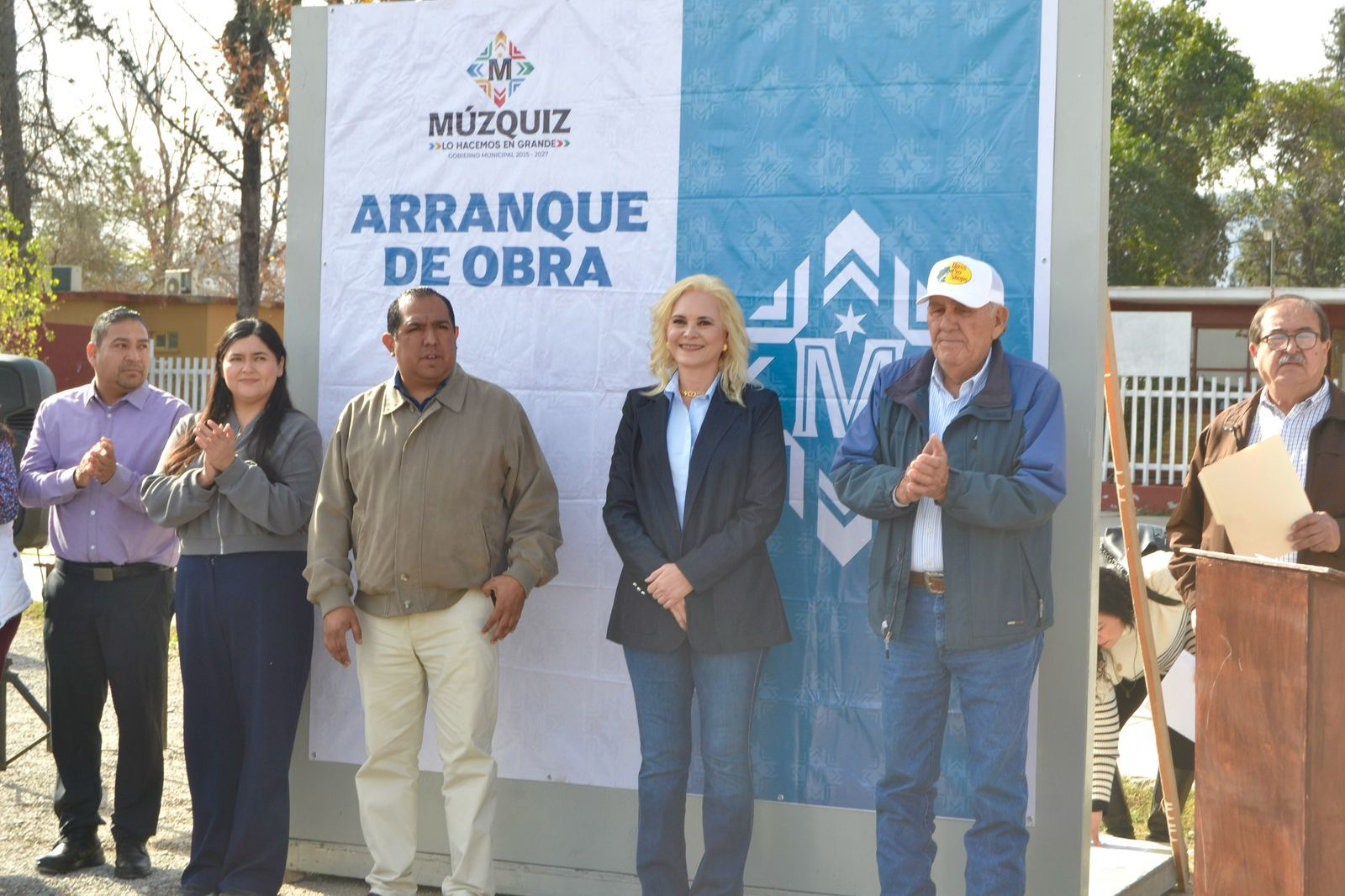 ARRANCA LAURA JIMENEZ, PROGRAMA DE BACHEO EN MÚZQUIZ