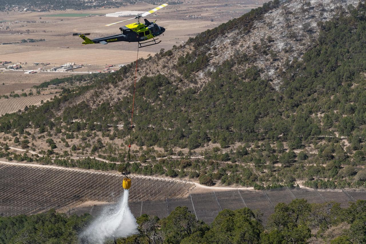 Controlado incendio en Sierra de Arteaga