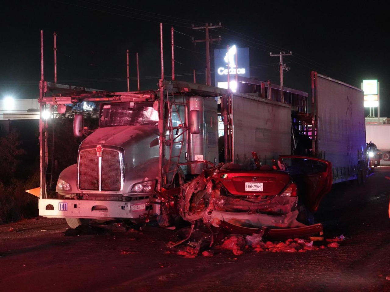 Trágico accidente en la Saltillo-Monclova