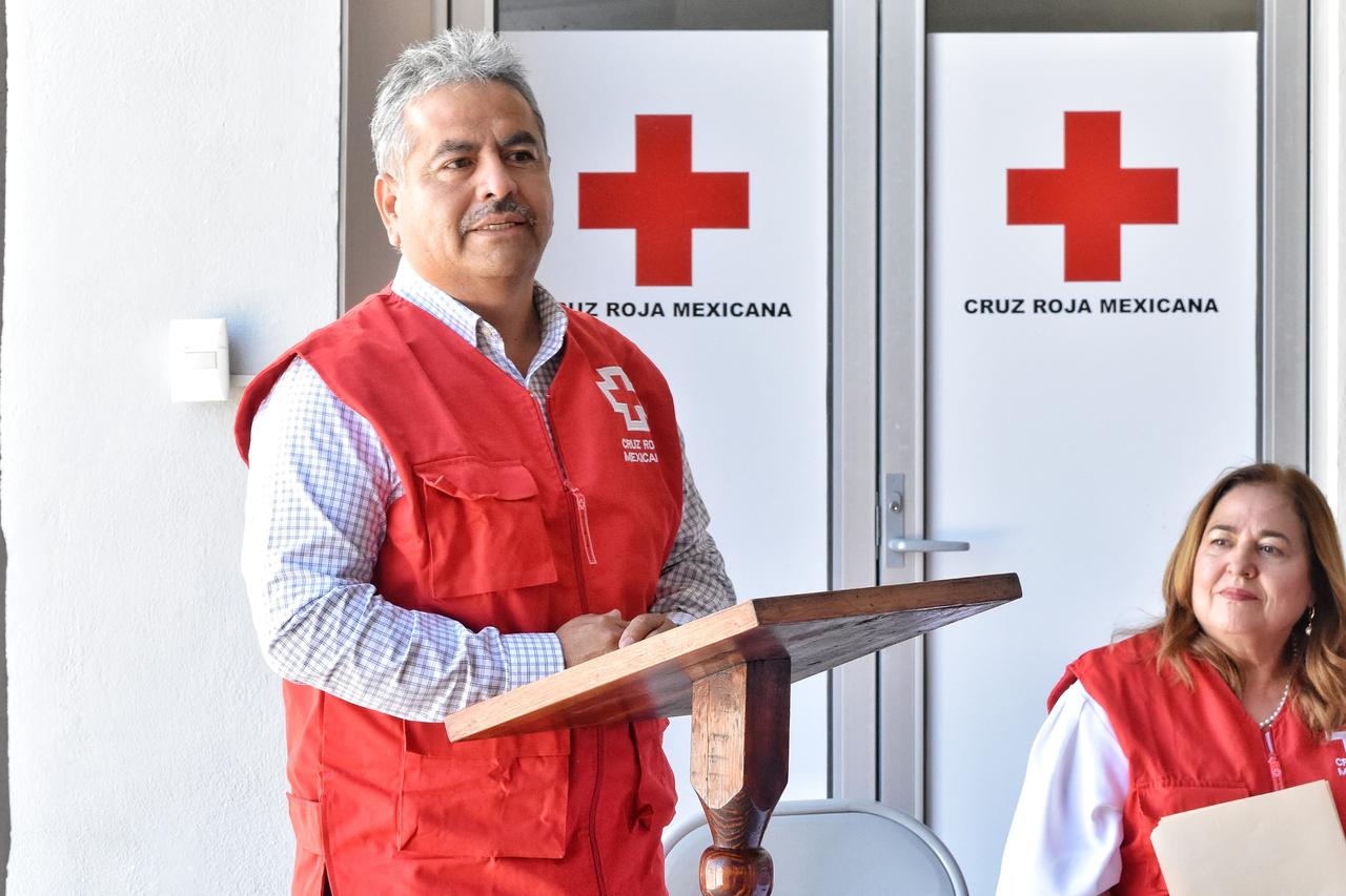 Reconoce Víctor Leija labor de la Cruz Roja