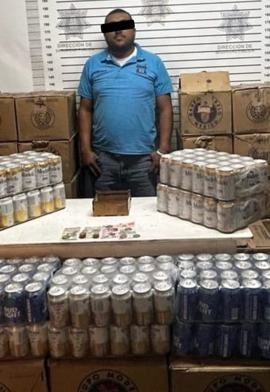 Detenido por vender cerveza sin permiso