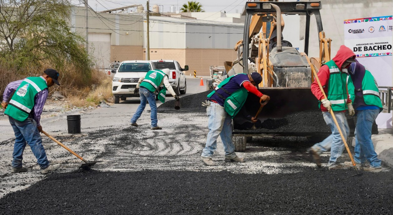 Avanza el programa de Bacheo en Ramos Arizpe