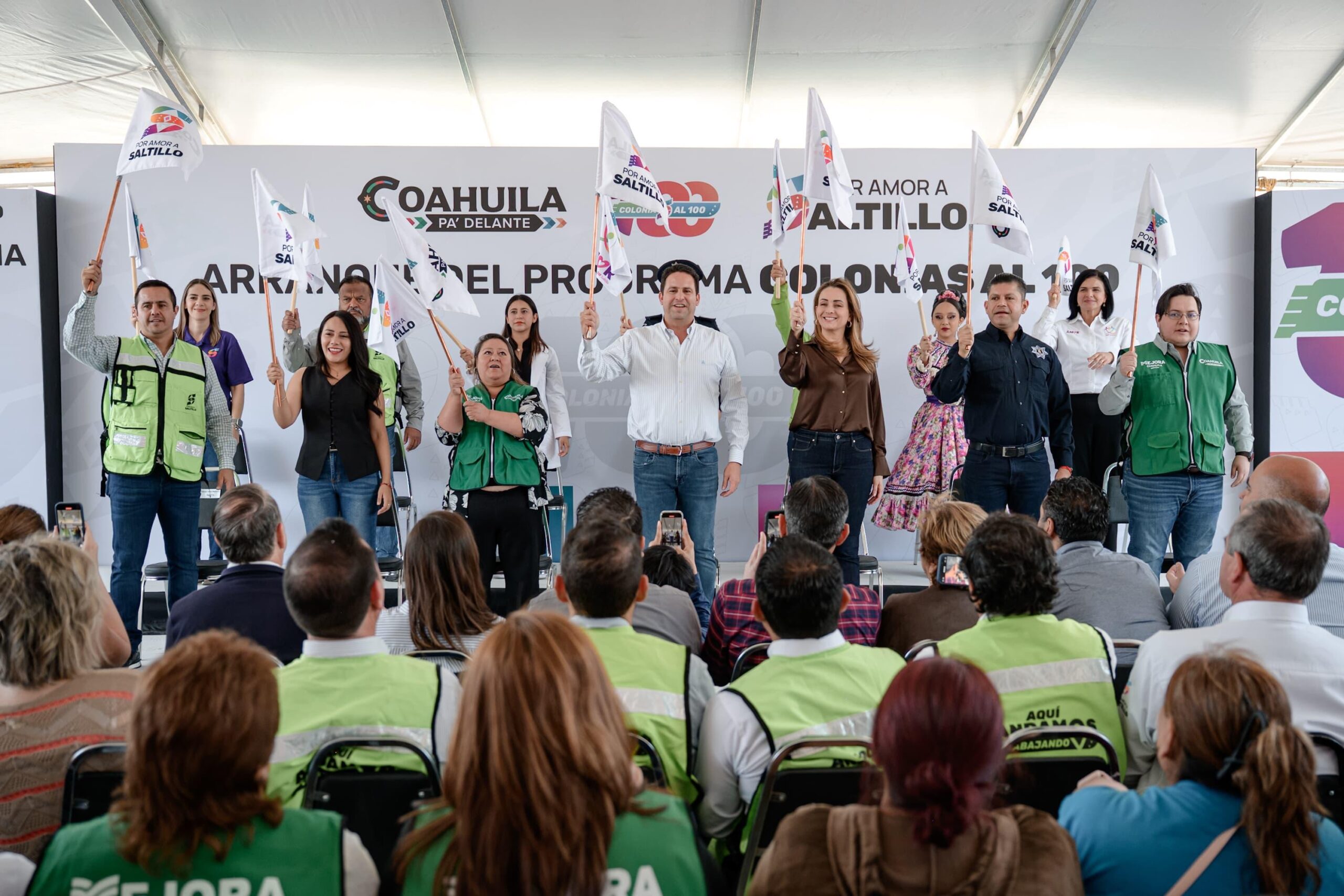 Arrancan programa “Colonias al 100”