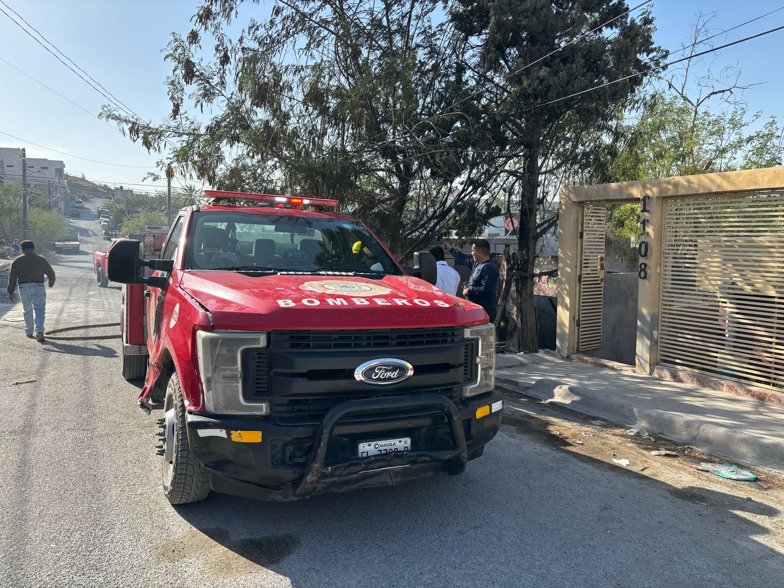 Quema cobre y causa incendio de vivienda