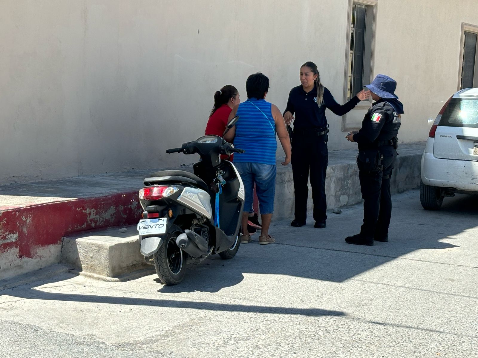 Se accidenta conductora de motoneta en Castaños