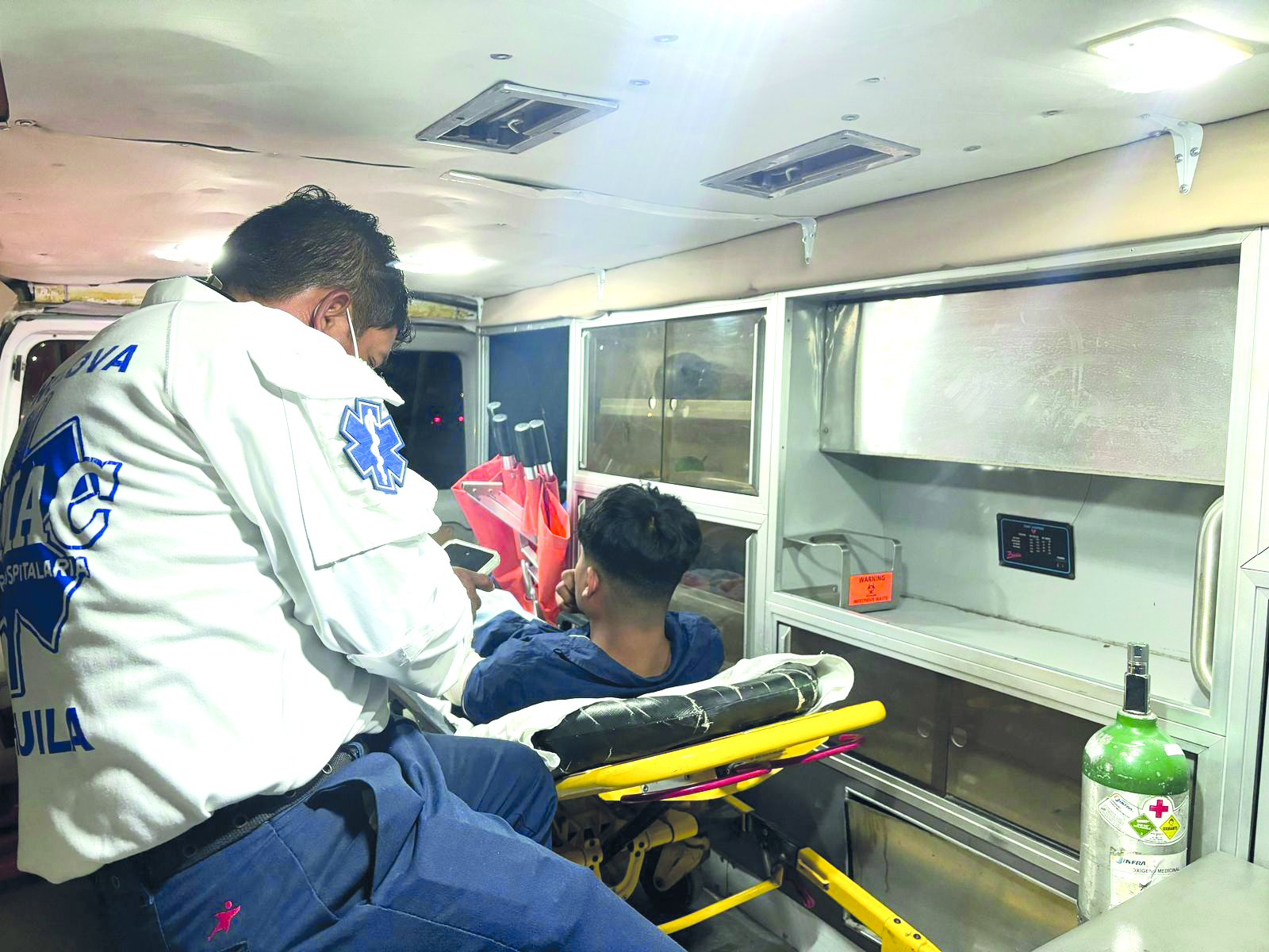 Otro choque desigual de menores en moto