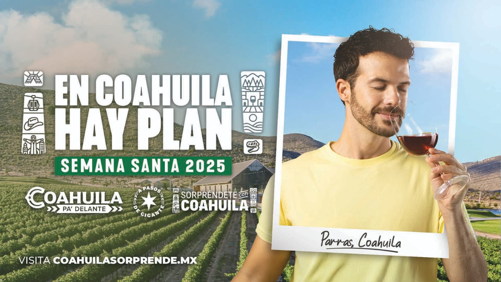 Listo Coahuila para recibir al turismo en la Semana Santa