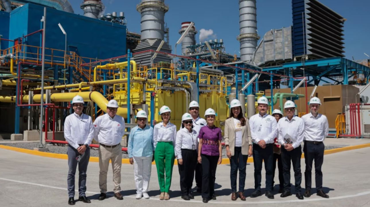 Sheinbaum inaugura planta eléctrica en Salamanca: ‘México no necesita de inversionistas extranjeros’