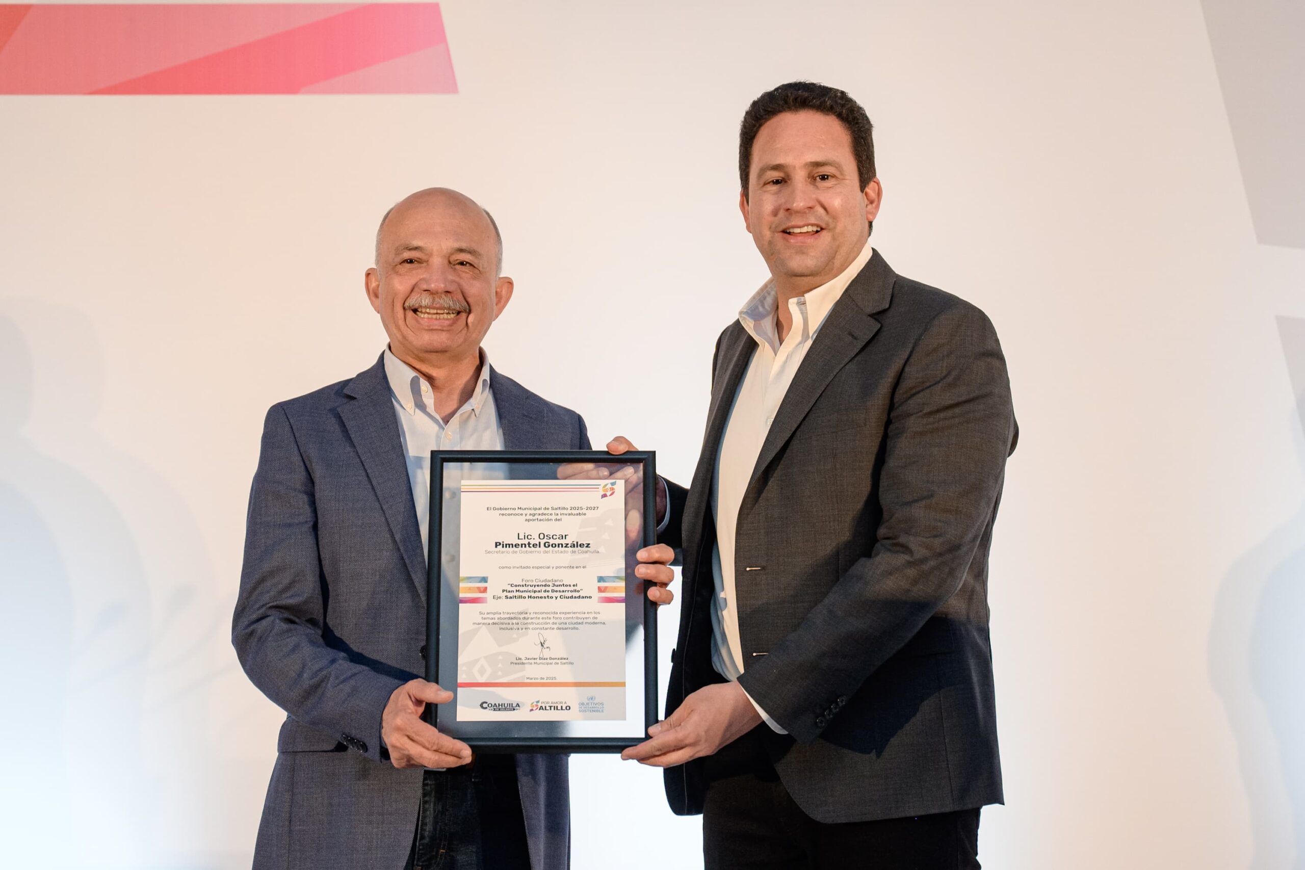 Se compromete Javier Díaz a impulsar un Saltillo honesto y ciudadano