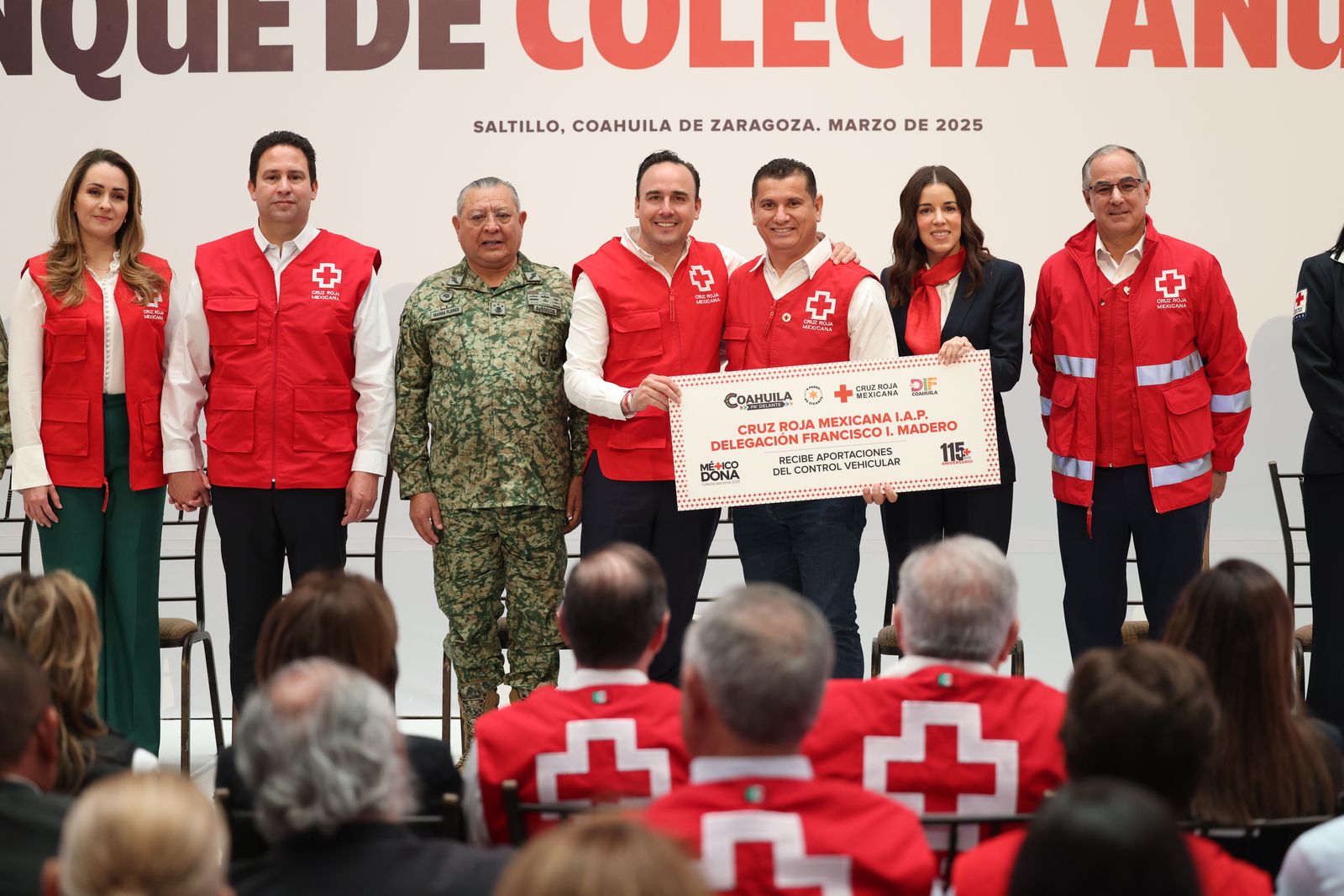 INVITA GOBERNADOR A SUMARSE A LA COLECTA DE LA CRUZ ROJA EN COAHUILA