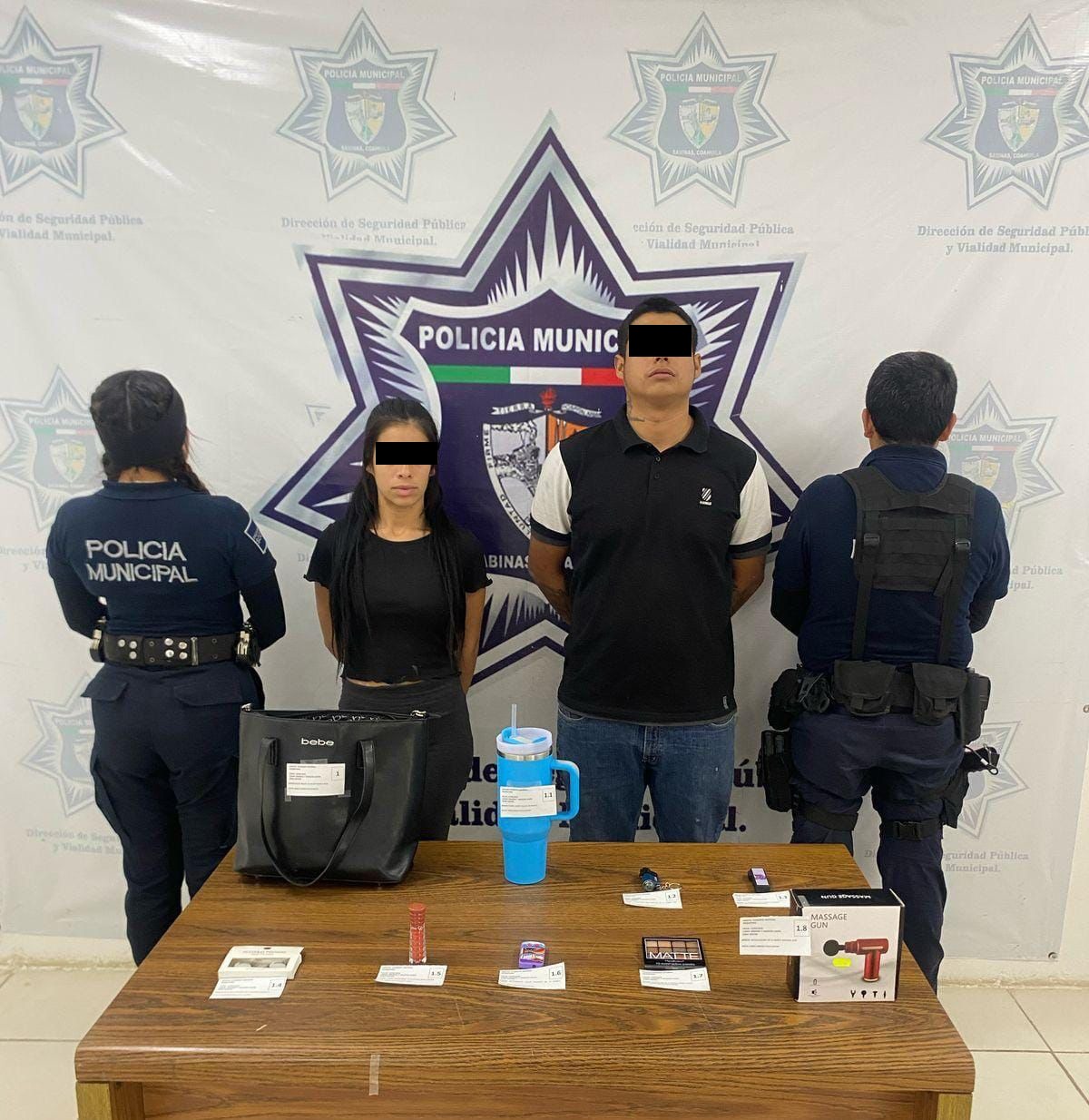 Detienen a pareja de Farderos en Sabinas.