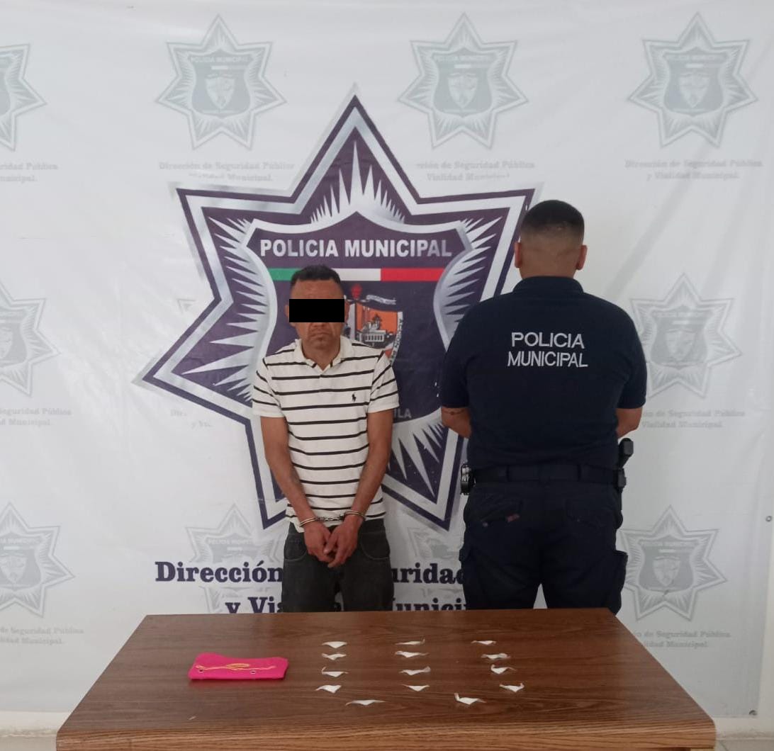 Captura policía a narcomenudista