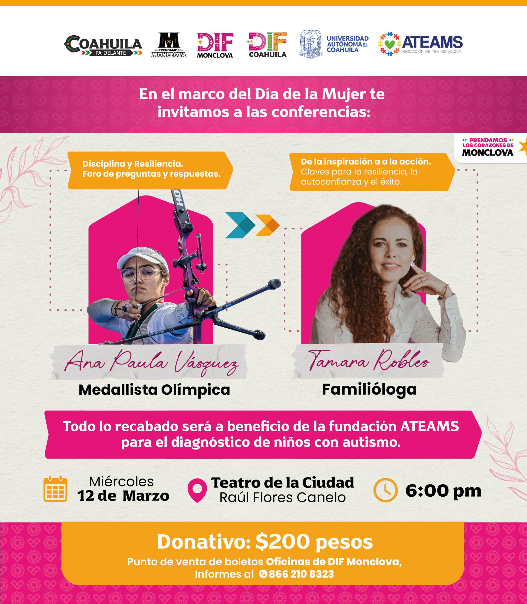 Invita el DIF a conferencias con causa por Día de la Mujer