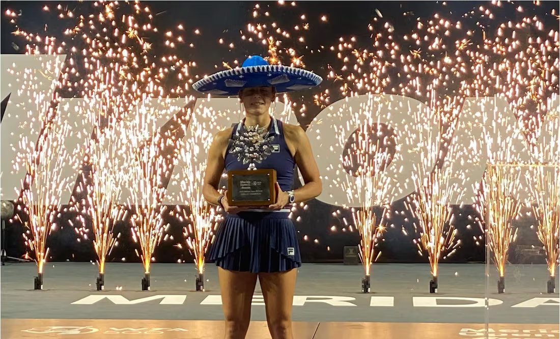 Emma Navarro es la campeona del Mérida Open AKRON 2025; es su primer título 500 en la WTA