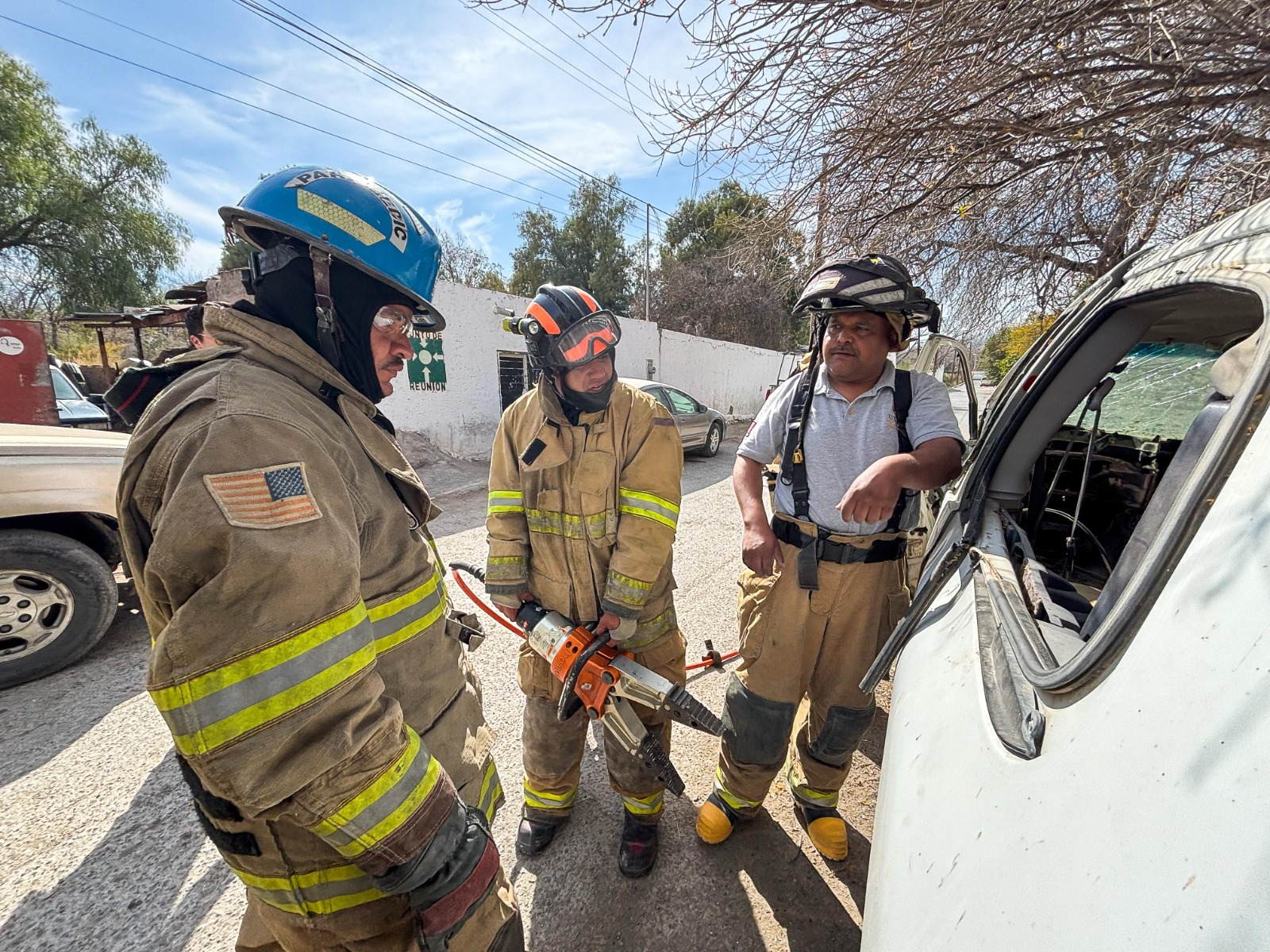 Refuerza capacitación Protección Civil y Bomberos