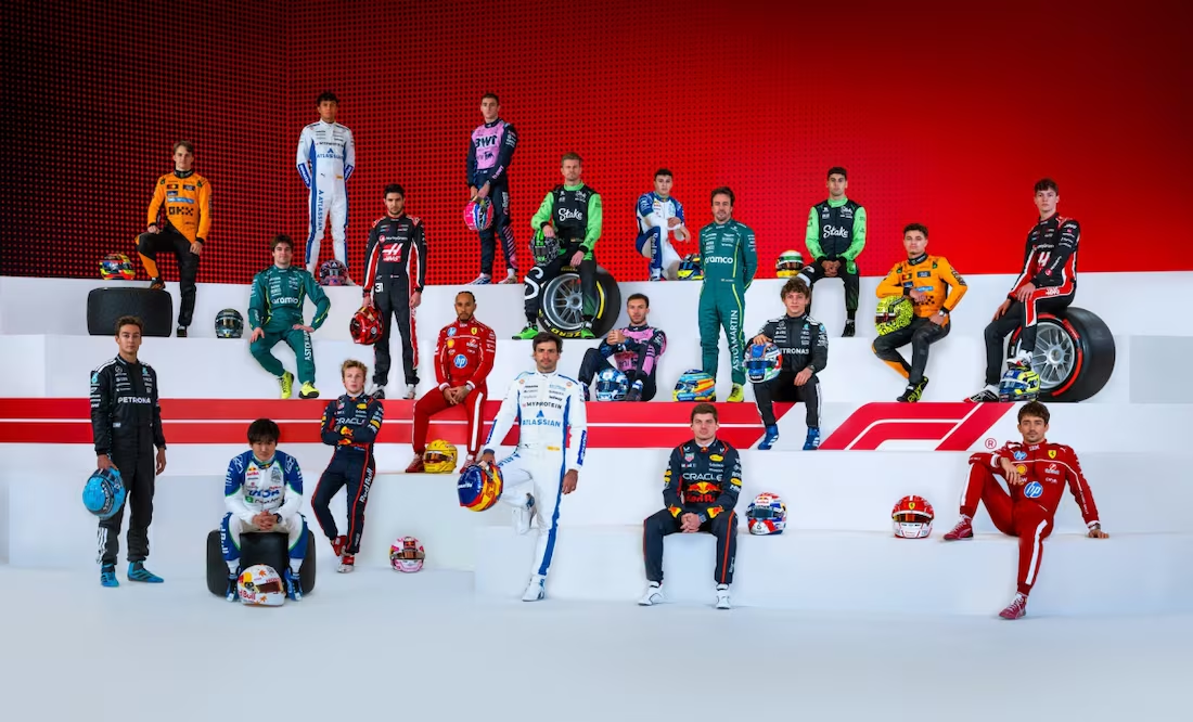 Estos son los pilotos de la F1 2025 y sus escuderías
