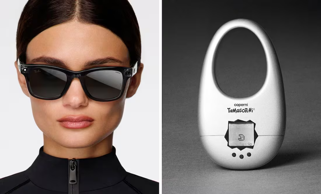 Coperni presenta gafas con IA y bolso Tamagotchi en Paris Fashion Week