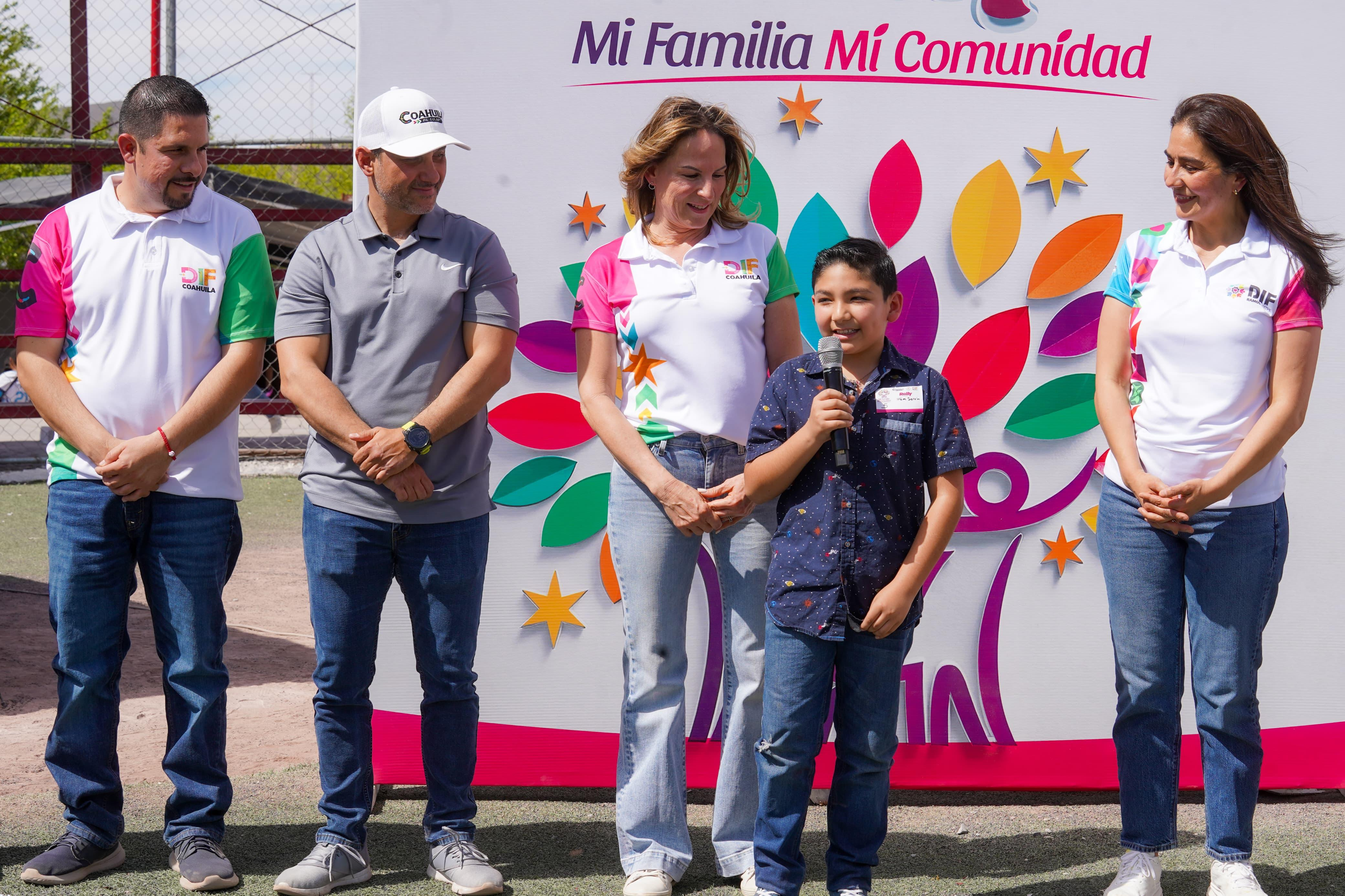 Familias de Ramos Arizpe se unieron en actividad de diversión y recreación