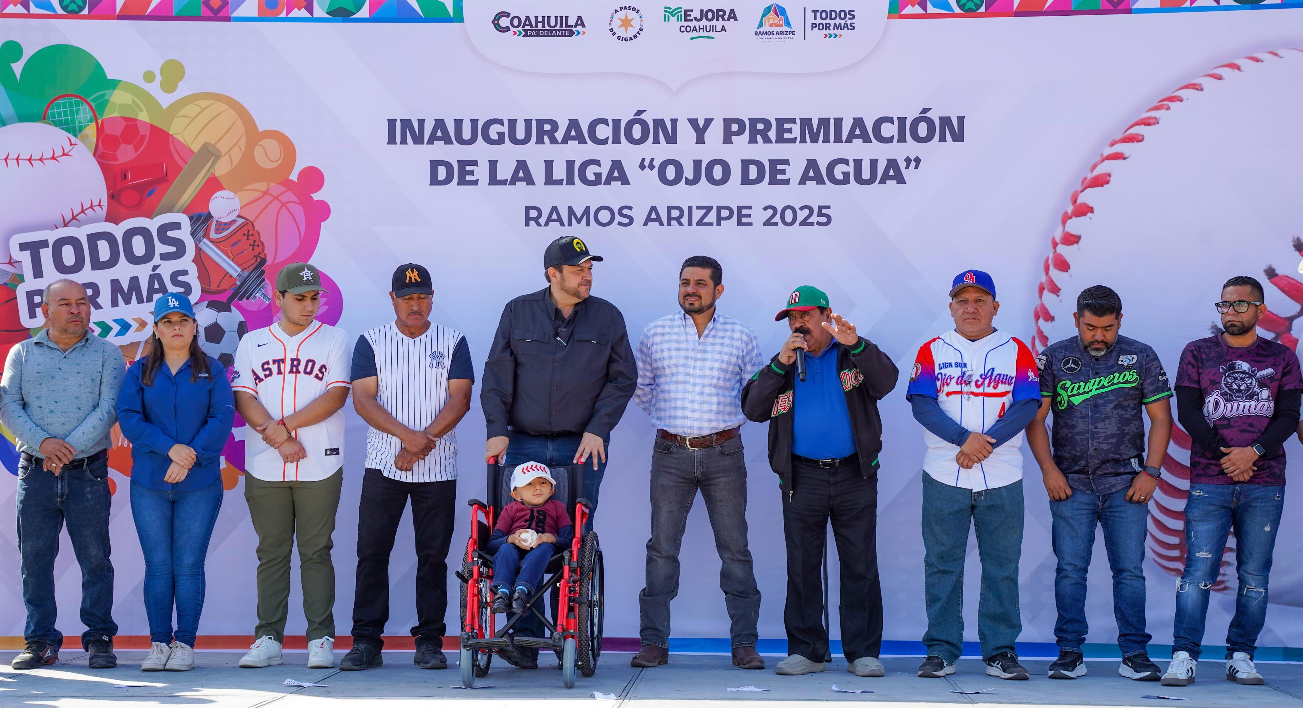 Inaugura Tomás Gutiérrez la Liga Ojo de Agua – Ramos Arizpe 2025