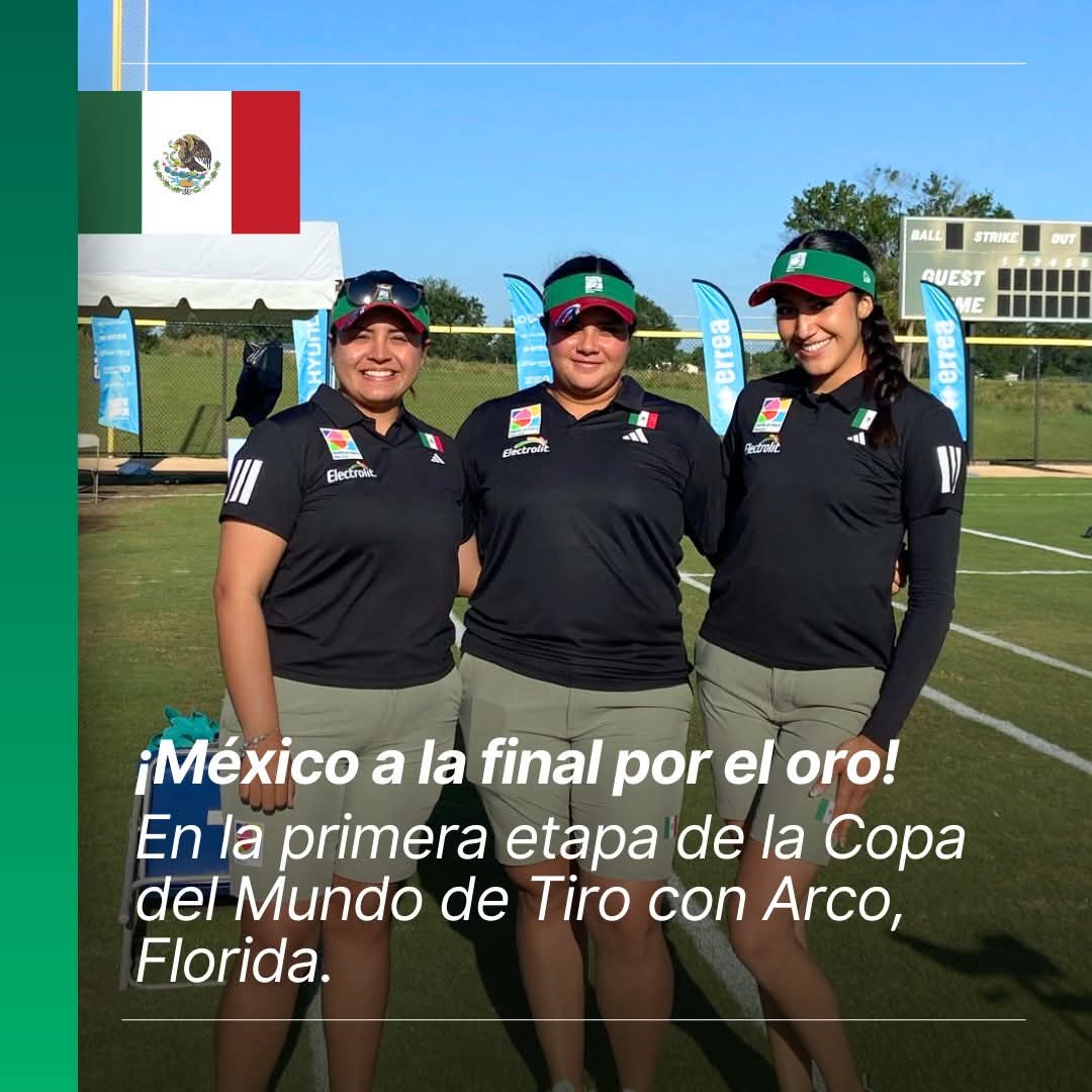 México a un Paso del Oro en Arco Compuesto Femenil